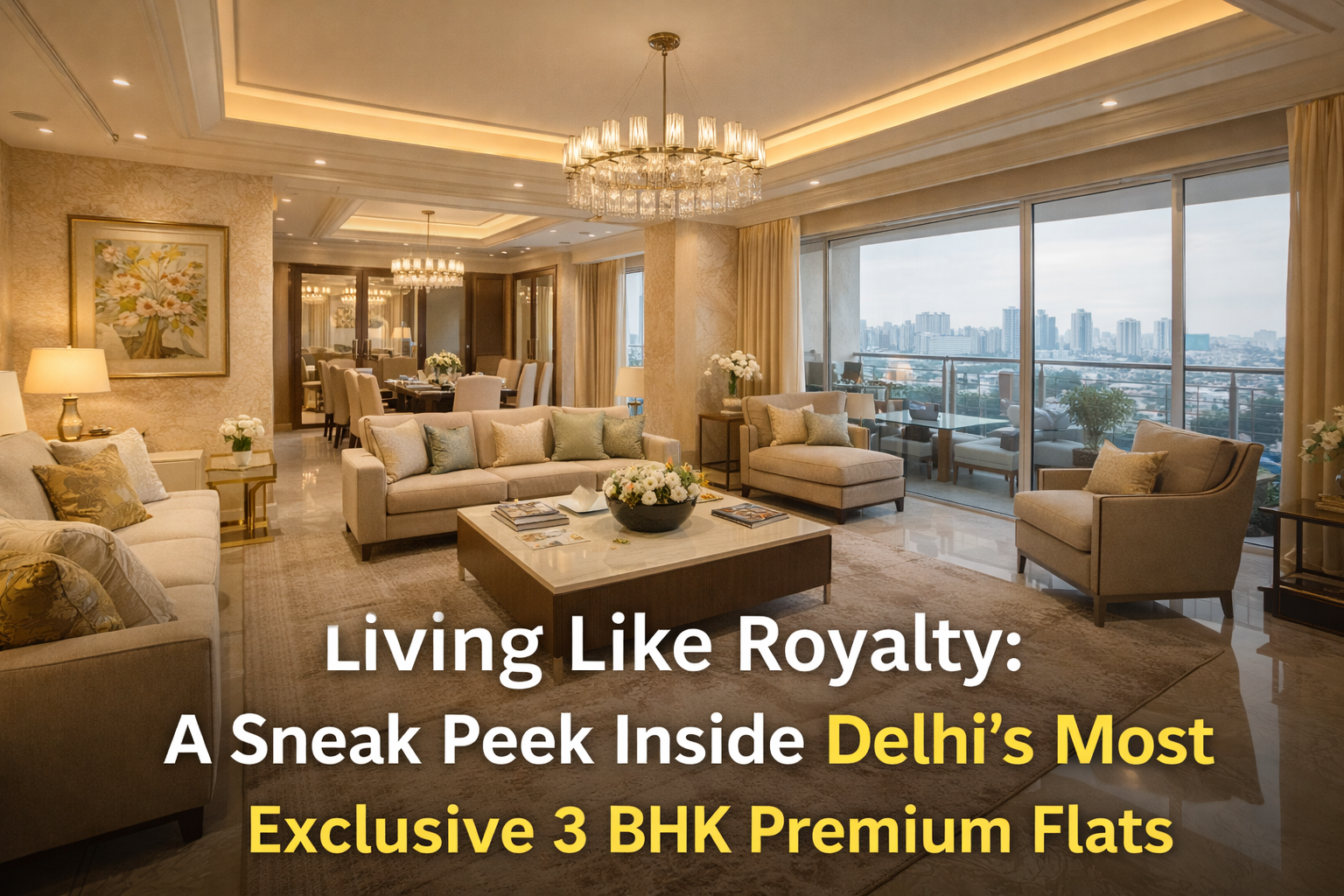 Living Like Royalty: A Sneak Peek Inside Delhi’s Most Exclusive 3 BHK Premium Flats
