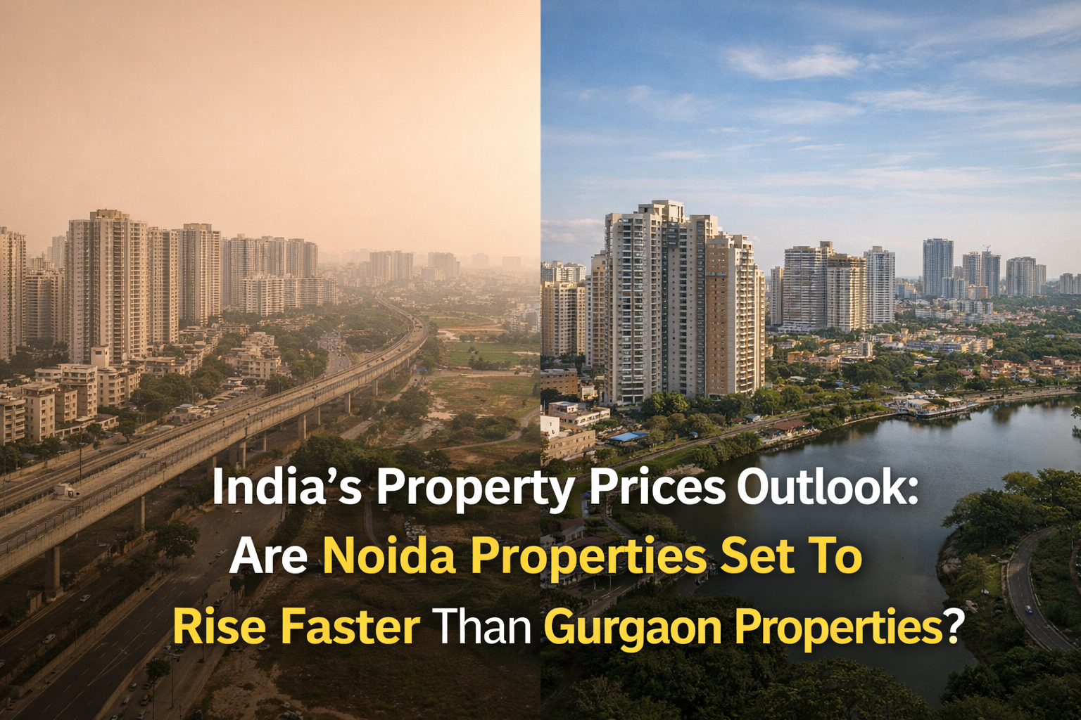 India’s Property Prices Outlook: Are Noida Properties Set To Rise Faster Than Gurgaon Properties?