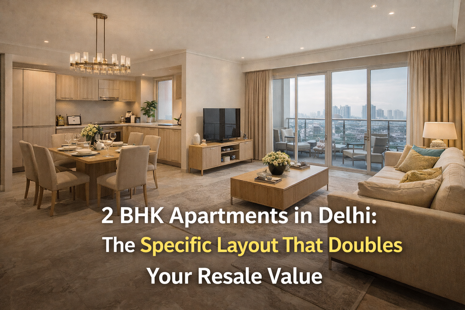 2 BHK Apartments in Delhi: The Specific Layout That Doubles Your Resale Value